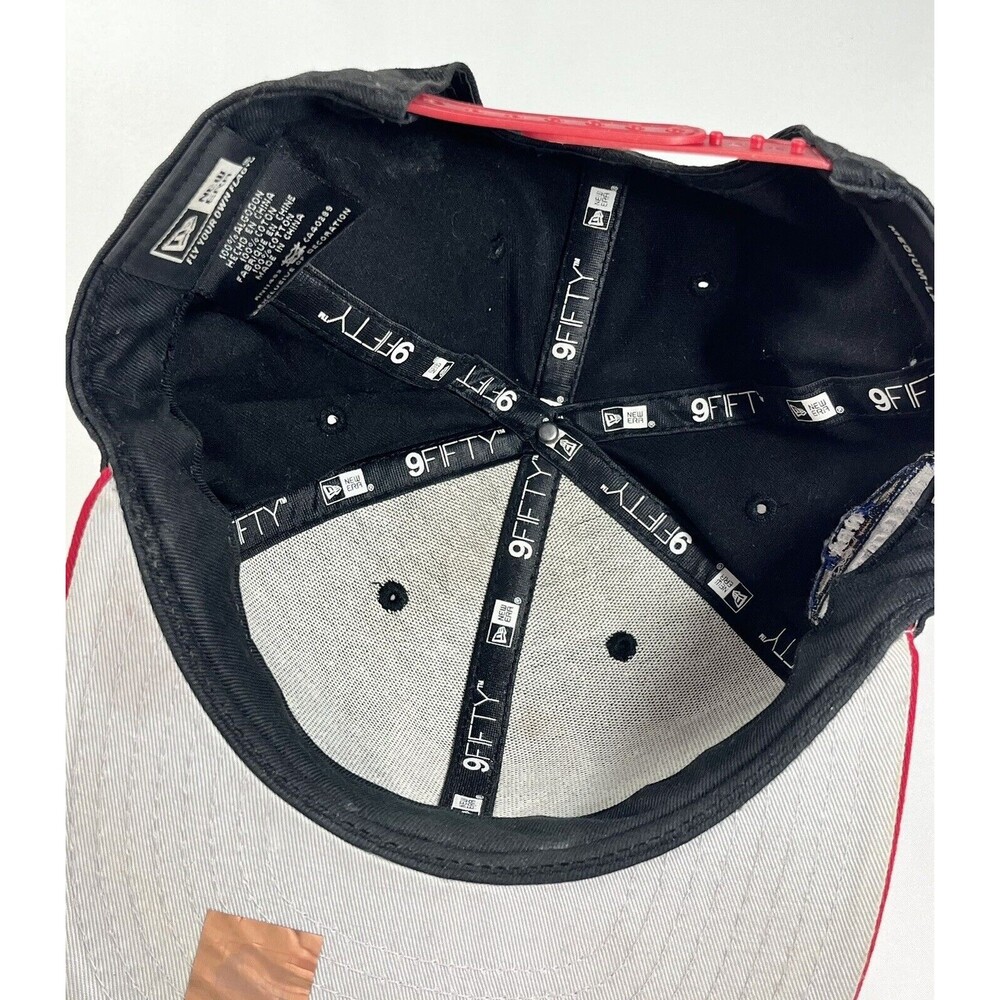New Era 9FIFTY Hardwood Classics NBA Chicago Bulls Snapback Hat Black - Picture 10 of 13